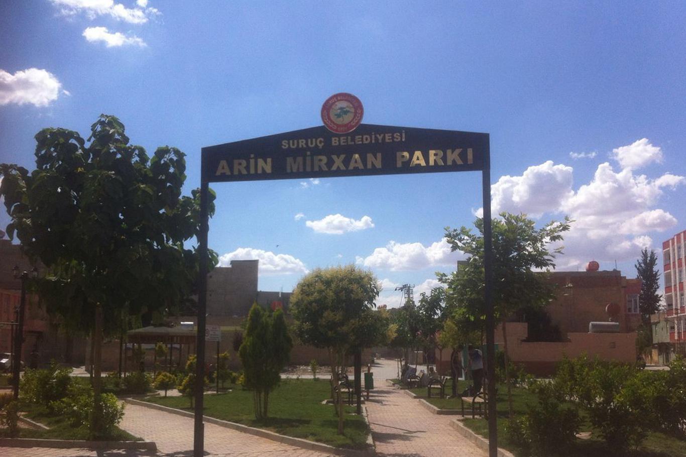 Suruç’ta tepki çeken tabela kaldırıldı